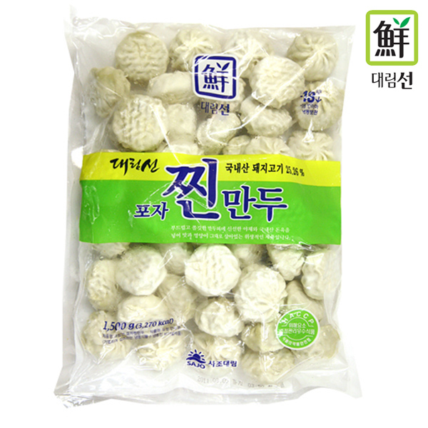 [푸른들마켓][사조]즉석포자 찐만두 1.3kg : 푸른들 마켓