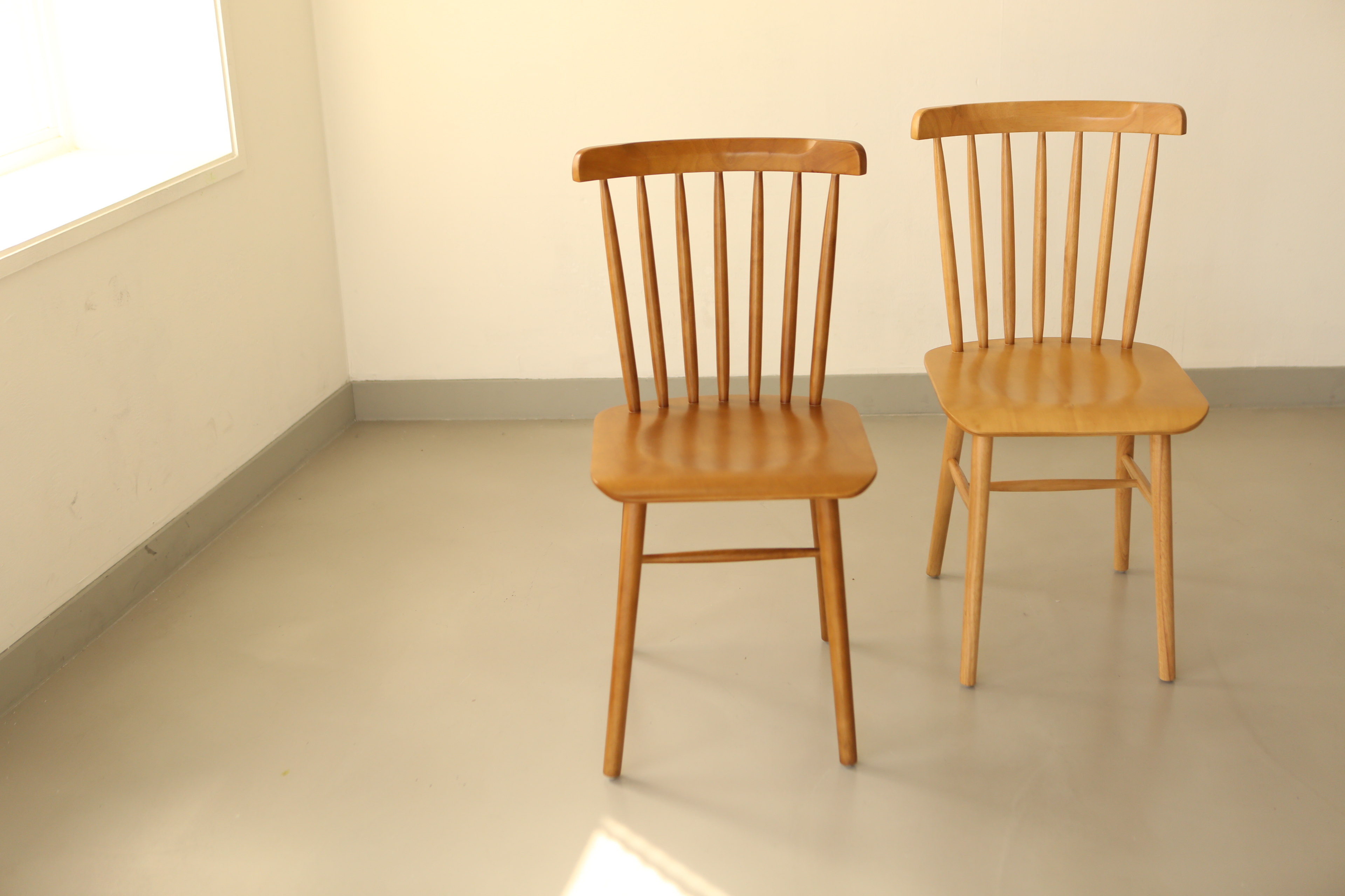 [우드/식탁용] 스탠다드 체어 Y3-24 - Walnut, Natural