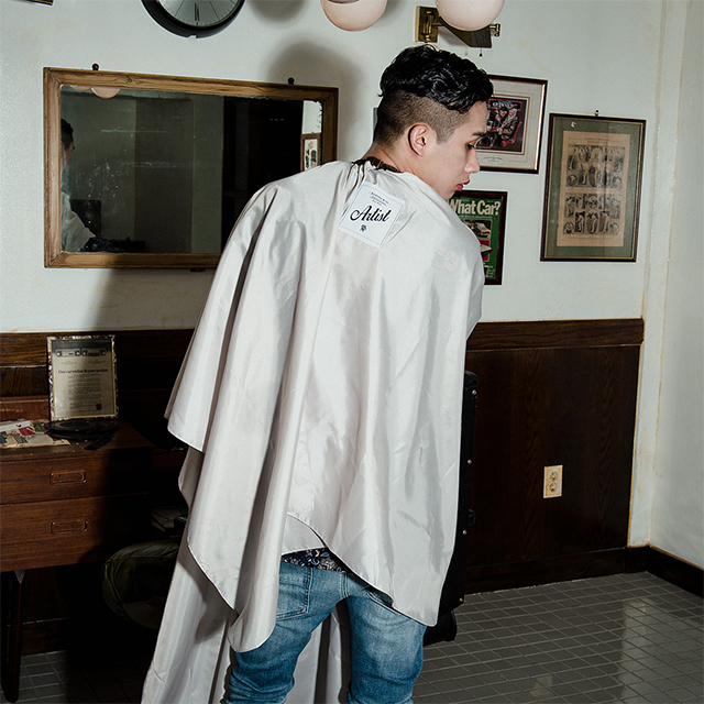 완전방수 칸데오레더 공방 애견 미용실 카페 미용사 바리스타 앞치마 가죽 방수앞치마 컷트보 딥그린