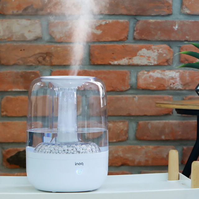 4L 통세척 가습기 사무실 원룸 초음파가습기 IA H100 화이트