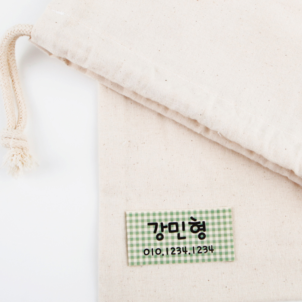[주문제작]면라벨 컬러 패턴 Size 4515 Mix01 한글1 - 상세 이미지 5