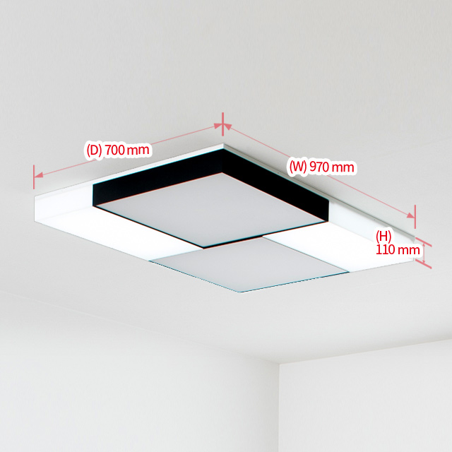 LED 거실등 아스텔 크로스 믹스 조명 180W - 상세 이미지 4