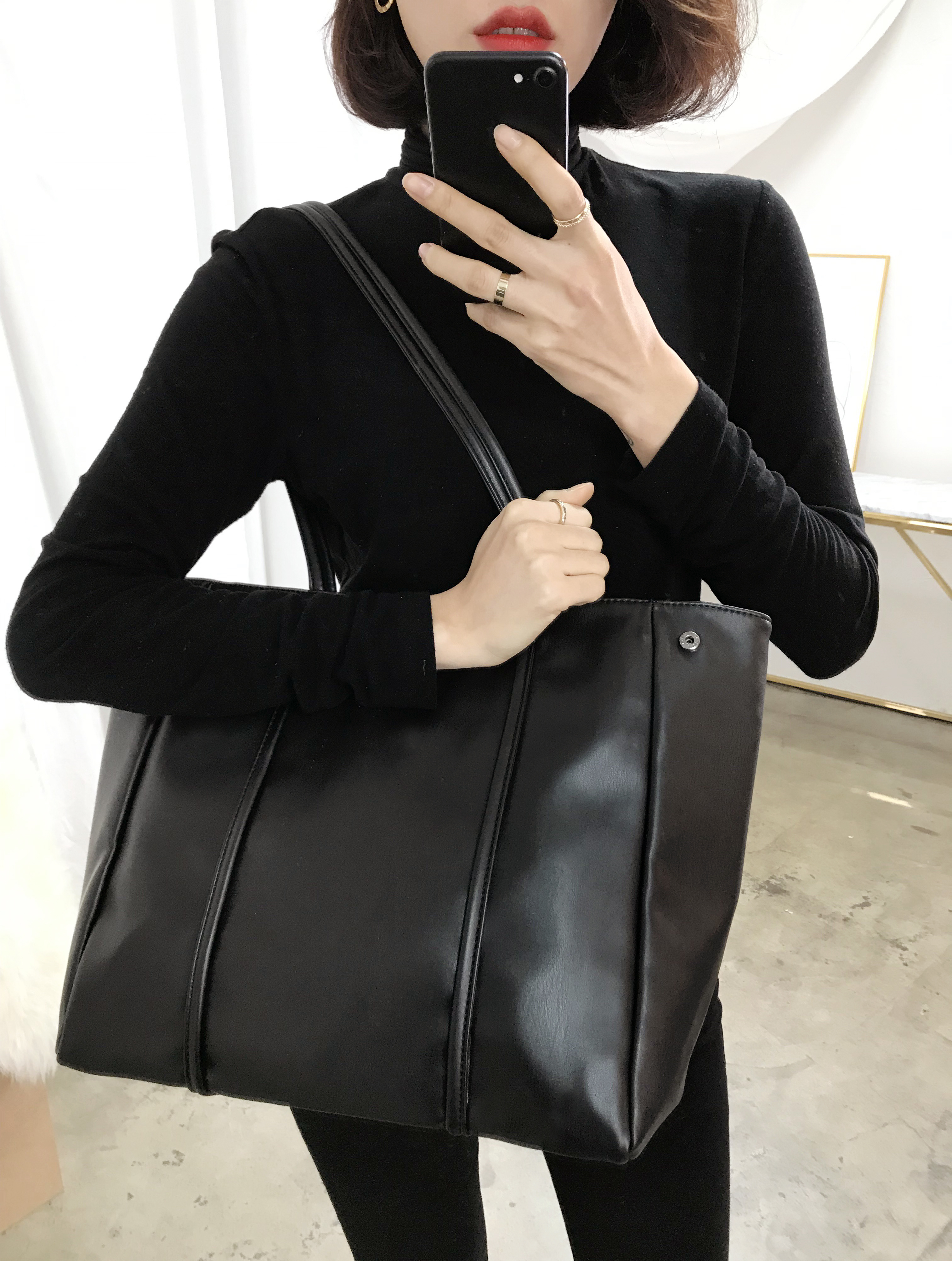 [리햅] 후기 73개 벤티 데일리 빅 숄더 쇼퍼백