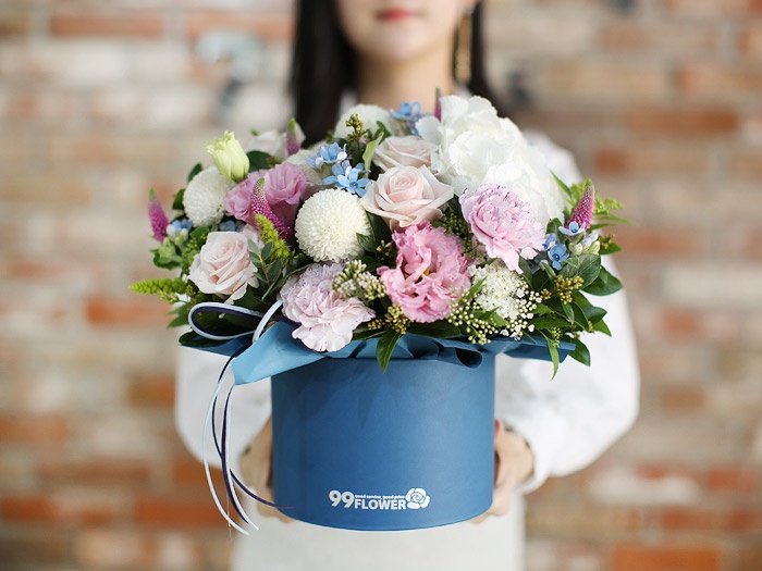 [당일수령]아름다운 혼합 꽃상자 B328 꽃배달 생화꽃 생일 기념일 이벤트 축하