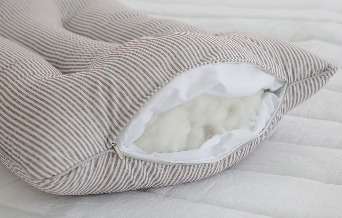 엠시베딩 낮은베개 빨아쓰는 일자목 거북목 수면 알러지케어 경추 베개 5070