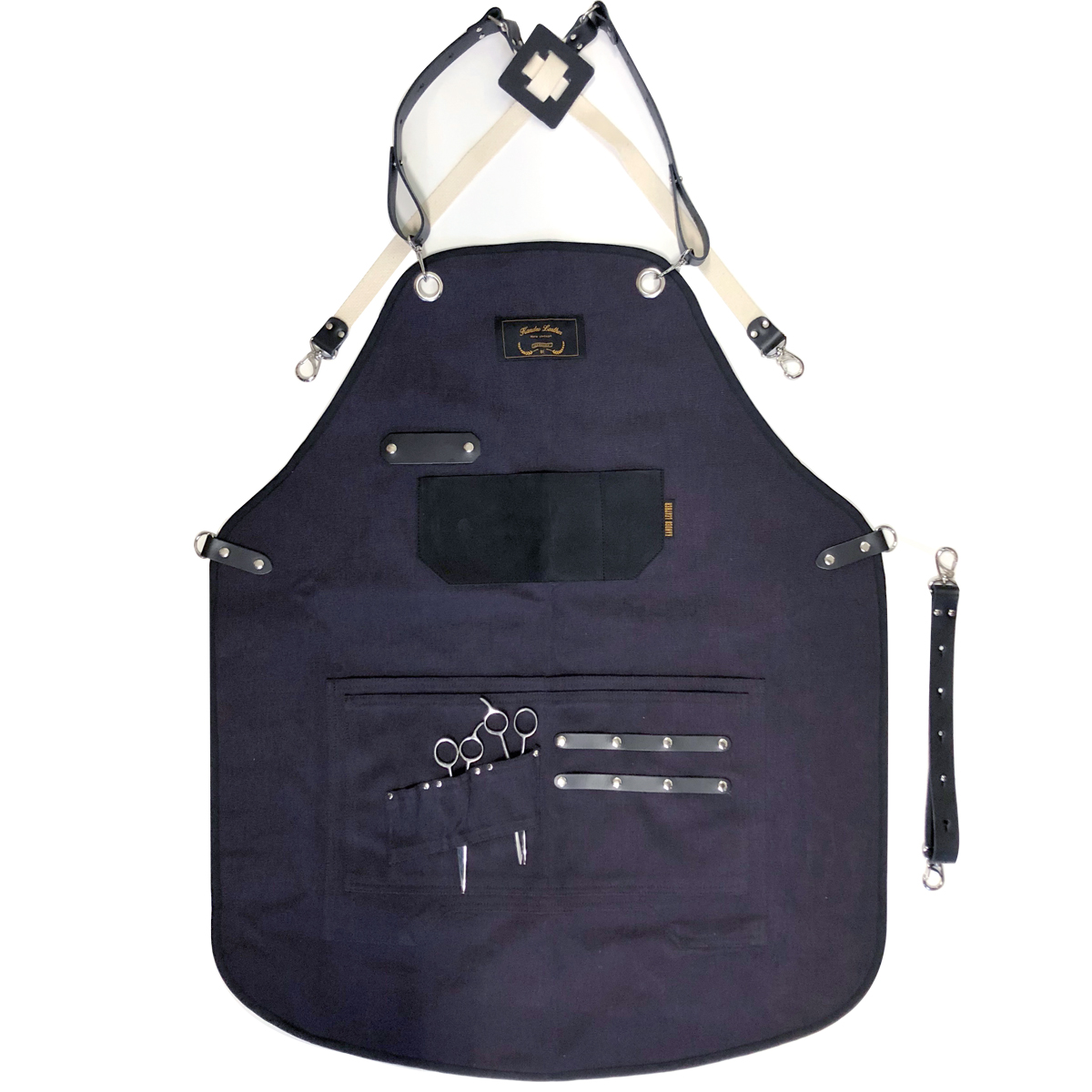 칸데오레더 바리스타 카페 앞치마 무디 퍼플