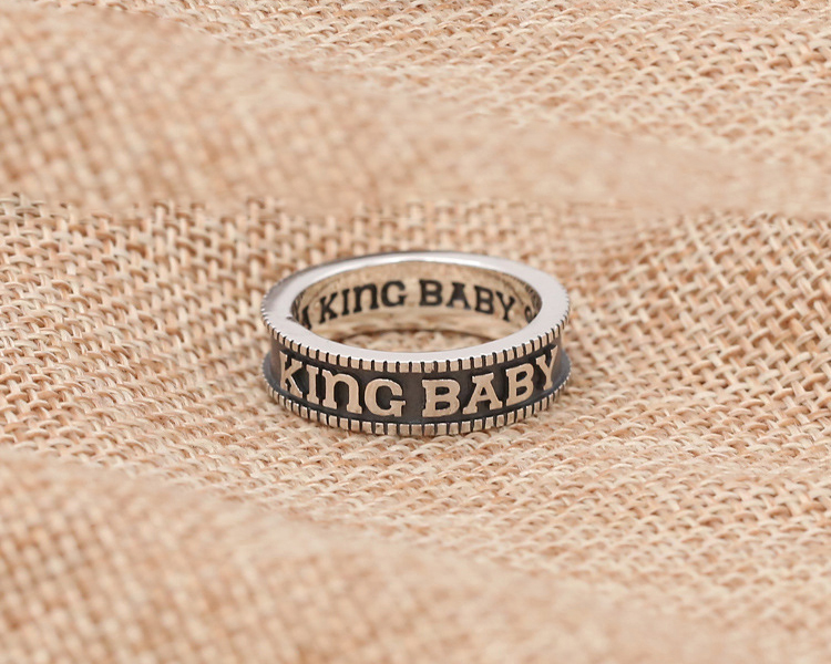 엔틱 빈티지 패션 링 유화 커플 실버 925 은반지 - 상세 이미지 5