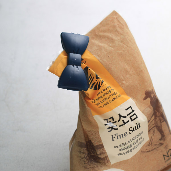 리본 밀봉집게 3P + 3P 과자 빵 봉지 클립 귀여운 주방소품 - 상세 이미지 3