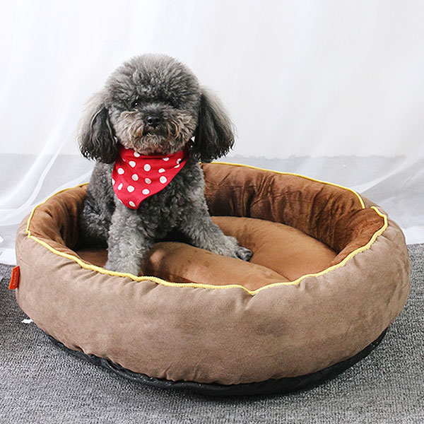 강아지 기절 방석 원형 S 애견 쿠션 고양이 도넛 방석 겨울 침대 하우스 집