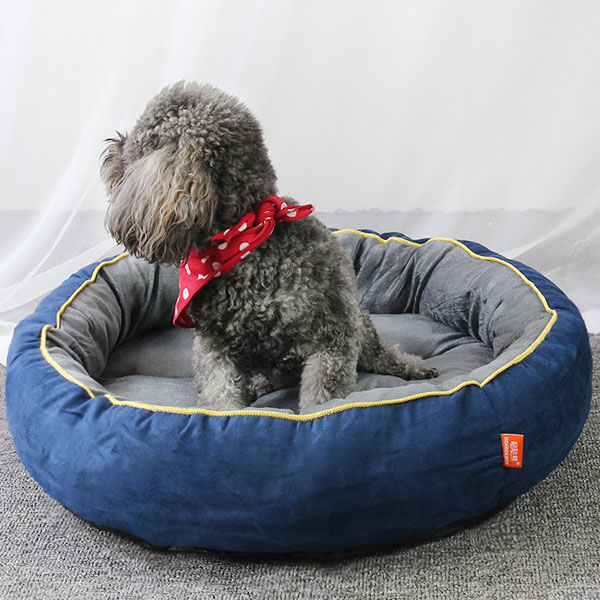 강아지 기절 방석 원형 S 애견 쿠션 고양이 도넛 방석 겨울 침대 하우스 집