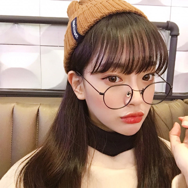 블루라이트 차단 안경테 베타 티타늄 가벼운 남자 여자 패션 사진 5