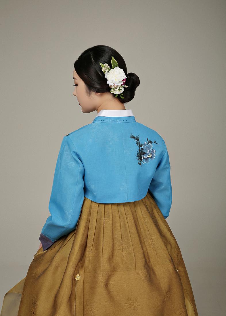 [한복대여] 황후의 나들이 여성 혼주 결혼식 한복 - 상세 이미지 3