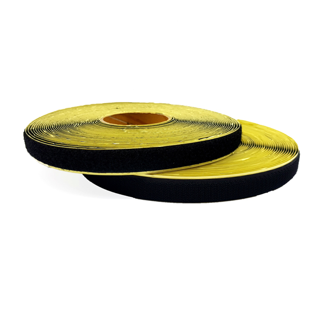 폭 2cm 국산 접착벨크로 양면테이프 검정색 거칠이 까슬이 20미터 x 1롤 이미지 2