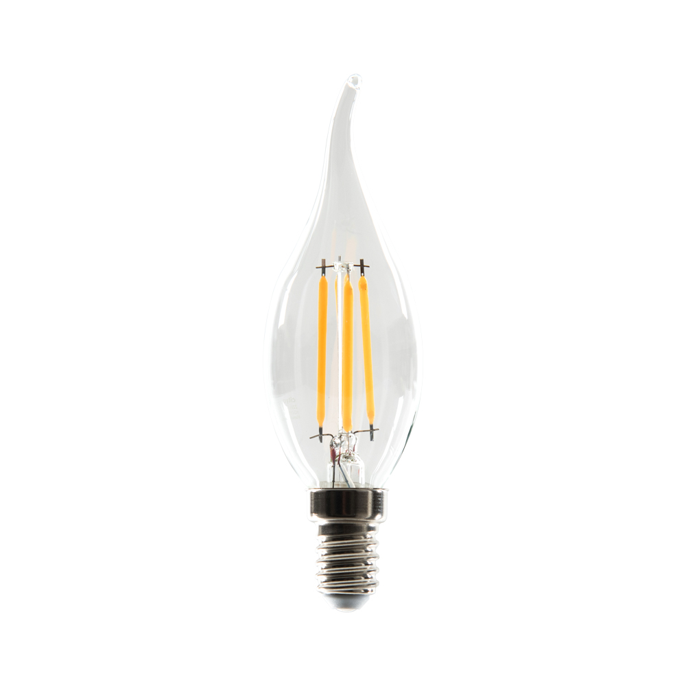 씨티 LED 투명 에디슨 플레임 촛대구 E14 3W - 상품 이미지