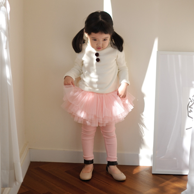 핑크슈콧치마레깅스 봄 가을 베이직 기본치랭스 보통핏 튜튜 핫핑크