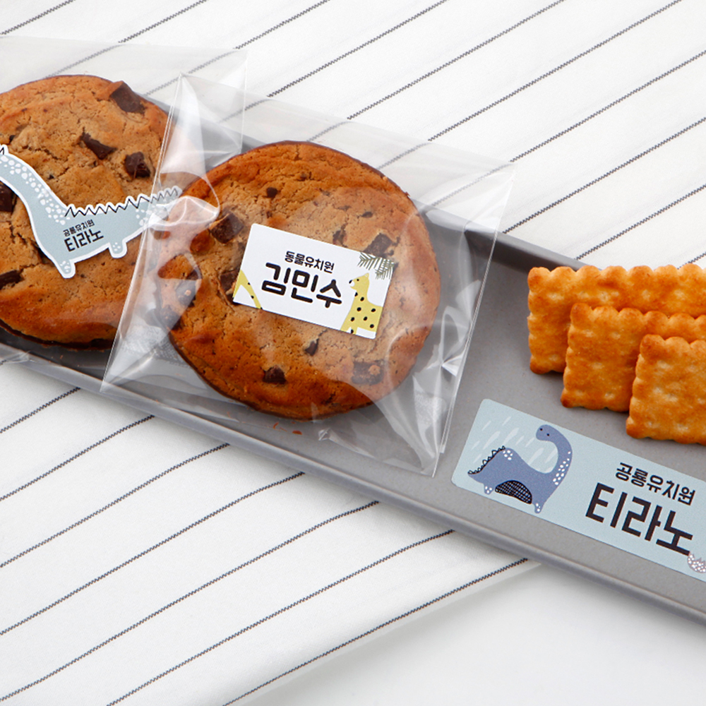 네임스티커 방수 유아 이름스티커 어린이집 이름표스티커 프리미엄 해피프렌즈A 한글1 이미지 2