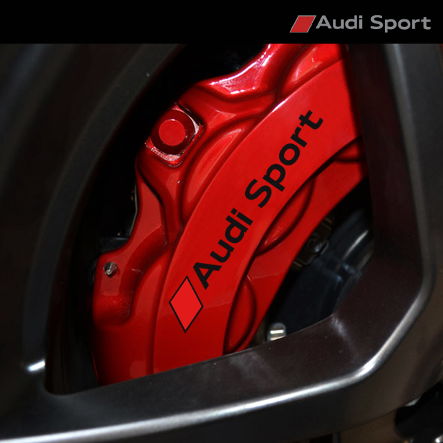 아우디스포츠 캘리퍼스티커 Audi Sport데칼 100x13mm - 상품 이미지