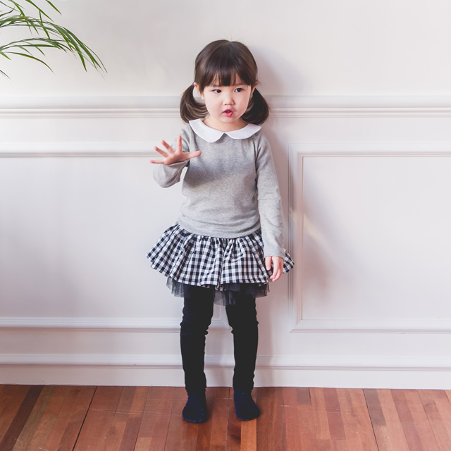 봄봄치마레깅스 봄 가을 베이직 기본치랭스 체크 보통핏