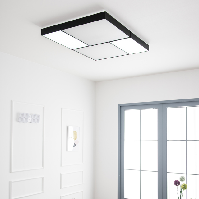 LED 아스텔 블랙 거실등 믹스 180W - 상세 이미지 5