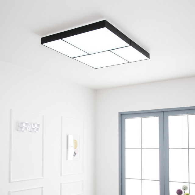LED 아스텔 블랙 거실등 믹스 180W - 상세 이미지 2