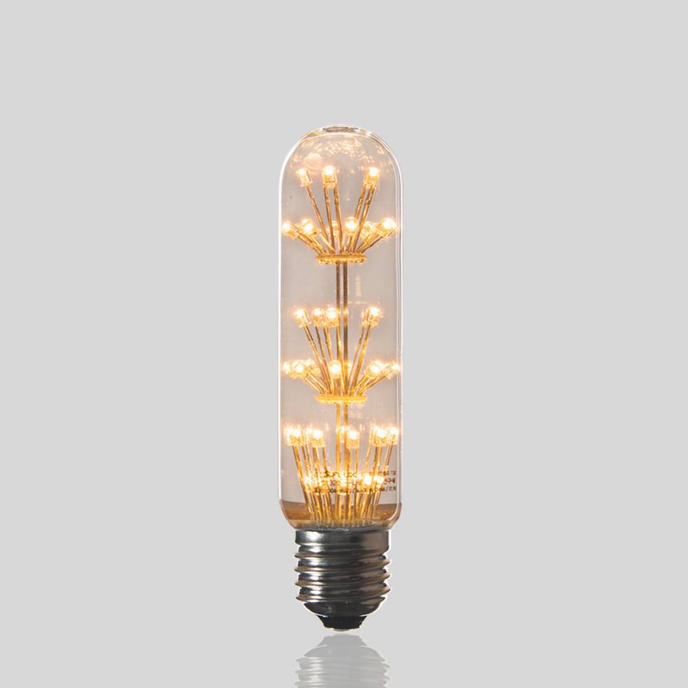 LED 눈꽃 에디슨 램프 일자 T32 2W - 상세 이미지 2