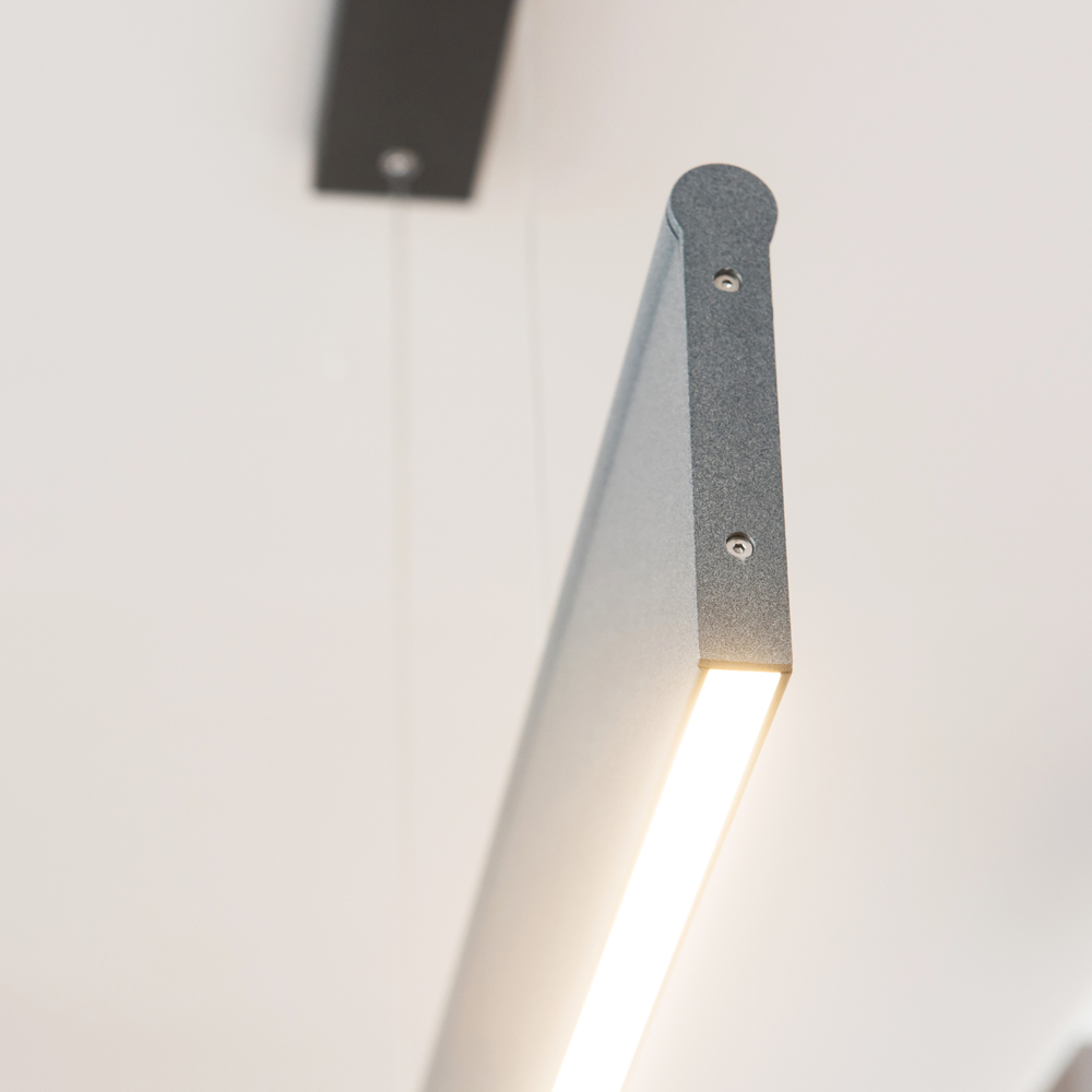 LED 식탁조명 식탁등 슬라이드 다크그레이 25W/50W - 상세 이미지 3