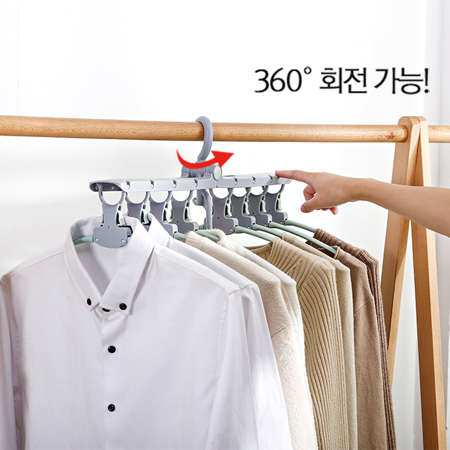 할메이드 1초 원터치 접이식 논슬립 신박한 정리 기능성 옷걸이 - 상세 이미지 5