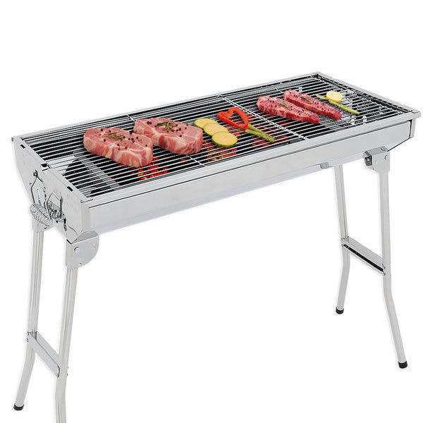 꾸버스 포터블 그릴 조립 및 사용 모습