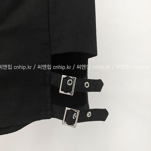 하이웨스트 스판 가터 벨트 섹시 트임 숏팬츠 - 상세 이미지 3