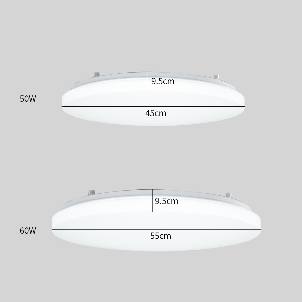 LED 심플 원형 인테리어 방등 50W 60W - 상세 이미지 3