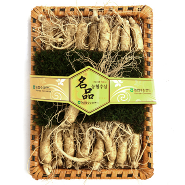 참 인삼 수삼 선물세트 원수삼중 750g (등나무+금보자기)