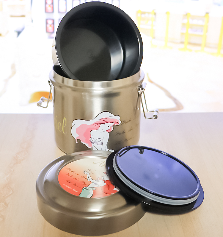 스케이터 인어공주 아리엘 진공 스테인리스 보온 도시락 600ml - 주방·식기 - 하카타몰