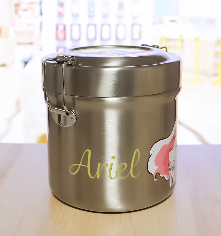 스케이터 인어공주 아리엘 진공 스테인리스 보온 도시락 600ml - 주방·식기 - 하카타몰