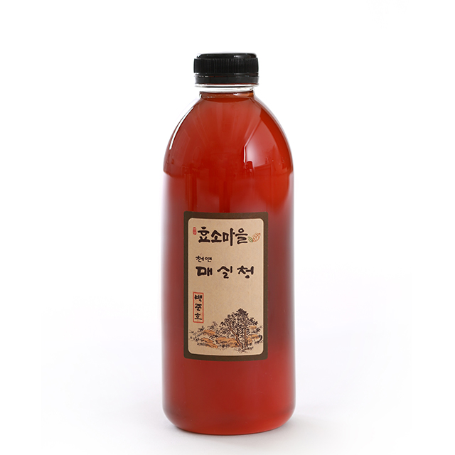 백준호 효소마을 5년 숙성 천연 매실청 매실액 매실액기스 500ml 1L