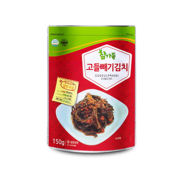 참가득 향긋한 고들빼기 김치 150g (파우치) - 메인 이미지