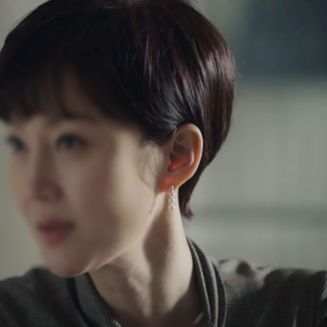 925실버 진주 볼 드롭 귀걸이  - 상세 이미지 4