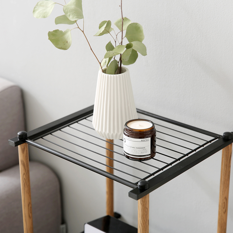 토토 철제수납장 틈새 다용도 수납선반 2단 스텐 미니선반 베란다 화분진열 - 상세 이미지 3