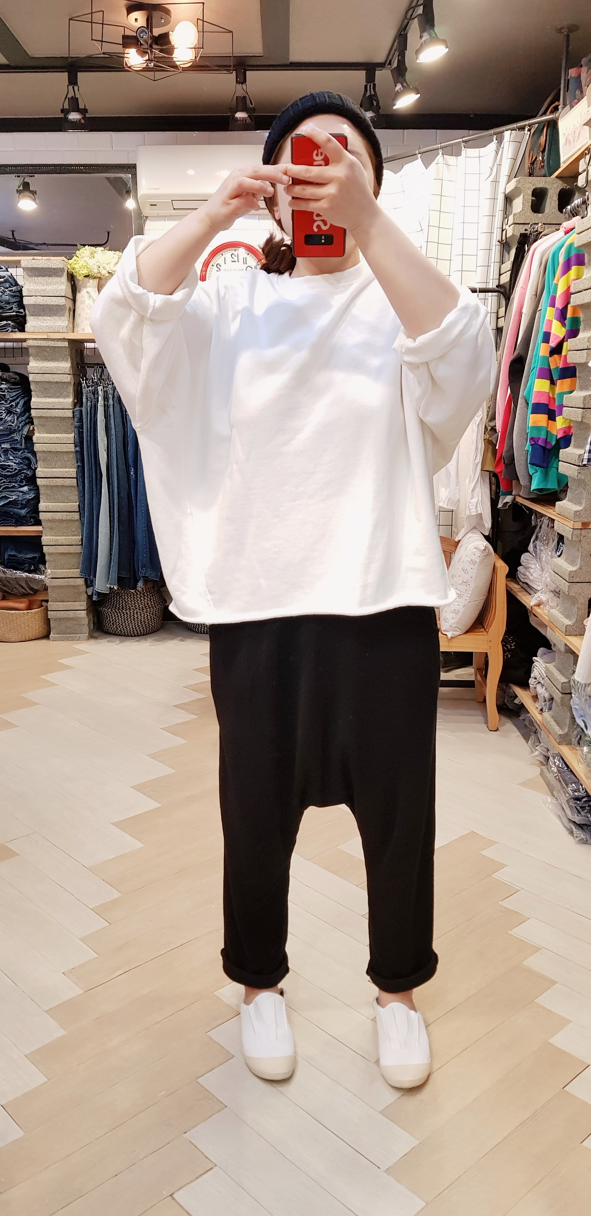 절개 망고땡 배기바지 봄,가을버전 - 상세 이미지 5