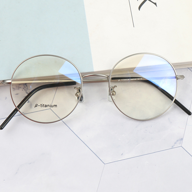 블루라이트차단 안경 초경량 안경테 베타 티타늄 남자 여자 동글이 작은 큰 빅 오버 사이즈