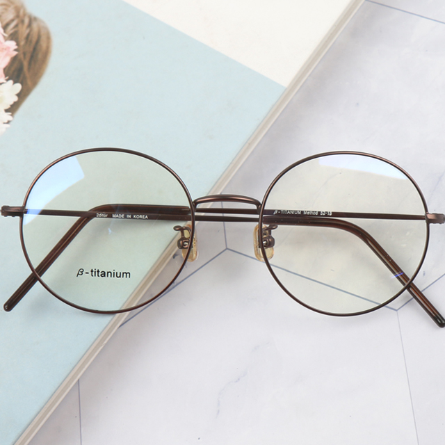 블루라이트차단 안경 초경량 안경테 베타 티타늄 남자 여자 동글이 작은 큰 빅 오버 사이즈