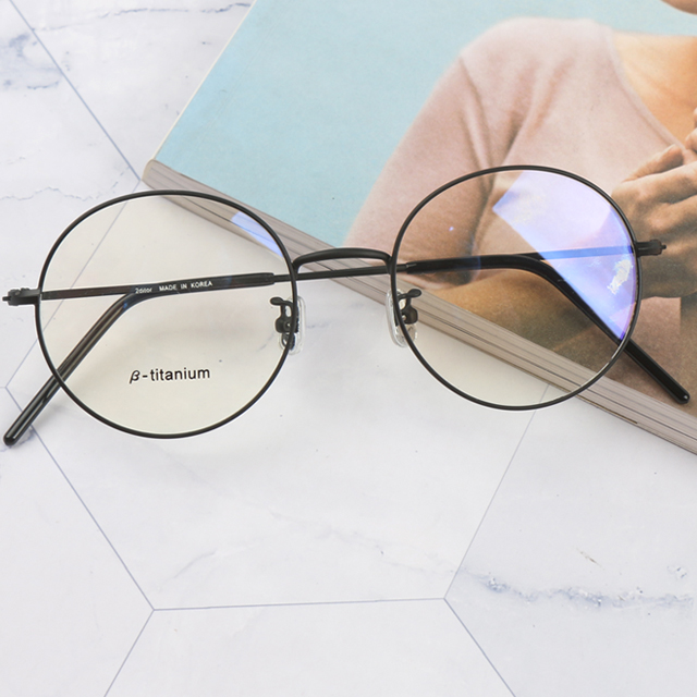 블루라이트차단 안경 초경량 안경테 베타 티타늄 남자 여자 동글이 작은 큰 빅 오버 사이즈