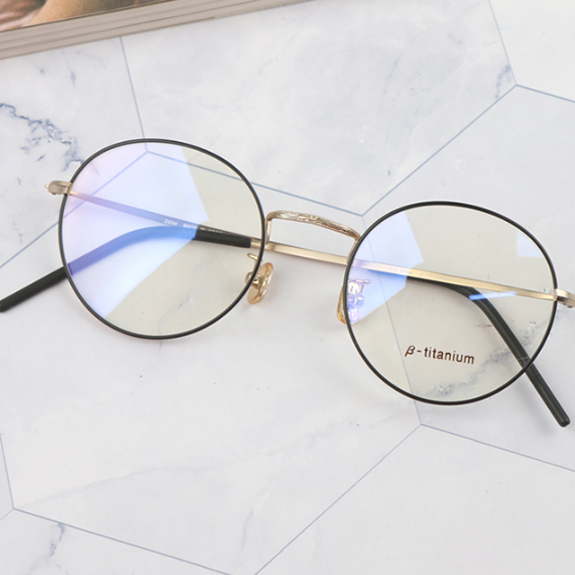 블루라이트차단 안경 초경량 안경테 베타 티타늄 남자 여자 동글이 작은 큰 빅 오버 사이즈