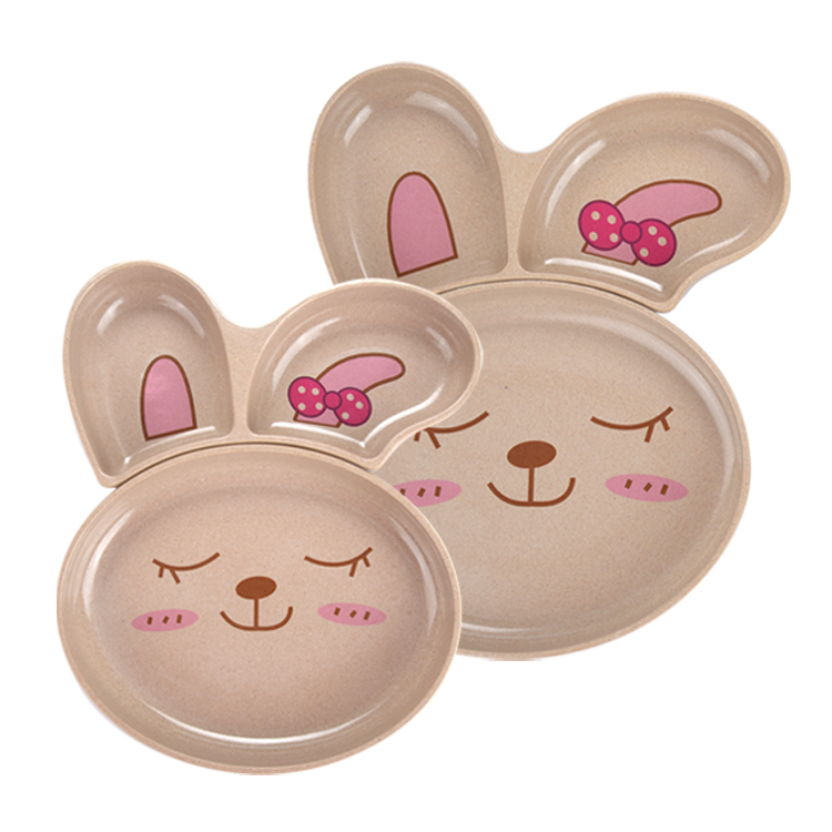 허스크웨어 쌀껍질 토끼식판 (대, 소)