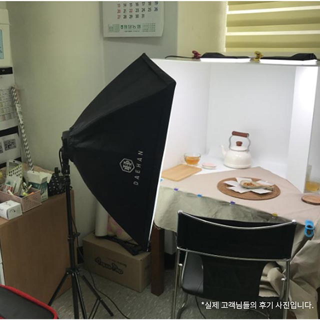 소프트박스 스튜디오 사진 방송 쇼핑몰 촬영 장비 조명 유튜브 자연광 1구전구미포함 - 상세 이미지 4