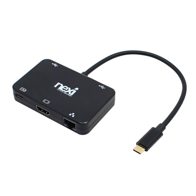 넥시 USB 3.1 멀티 컨버터 스테이션 4K C타입 HDMI 케이블 RJ45 - 상품 이미지