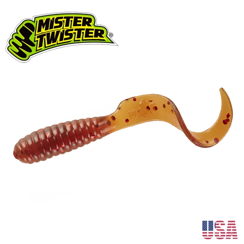 [30% 할인판매] 티니테일 2 / TEENIE TAIL 2 / Mr Twister / 미스터 트위스터쏘가리웜 / 2인치 / 꺽지웜 /  MADE in USA   / 아웃도어피싱 - 상품 이미지