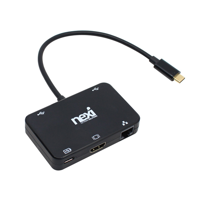 넥시 USB 3.1 멀티 컨버터 스테이션 4K C타입 HDMI 케이블 RJ45 - 상세 이미지 2