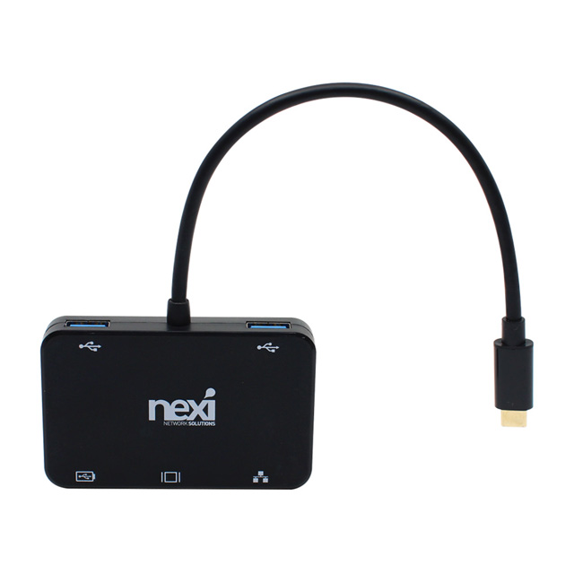 넥시 USB 3.1 멀티 컨버터 스테이션 4K C타입 HDMI 케이블 RJ45 - 상세 이미지 4