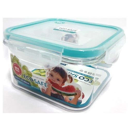 에코락 정사각 밀폐용기 반찬통 500ml - 상세 이미지 3