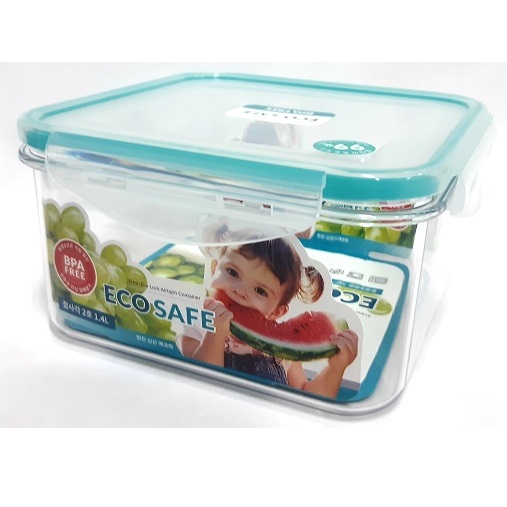 에코락 정사각 밀폐용기 반찬통 500ml - 상세 이미지 2